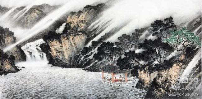 黑云压顶 珠帘悬空——著名画家马骏笔下的“山雨欲来风满楼”