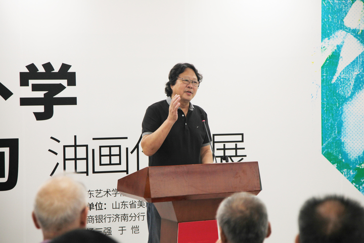 “管朴学、黎洵油画作品展”在济南开幕，展出近80幅不同主题优秀画作