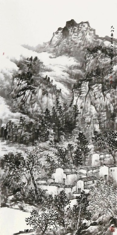 提炼·取舍·经营——著名画家吴山石山水作品欣赏