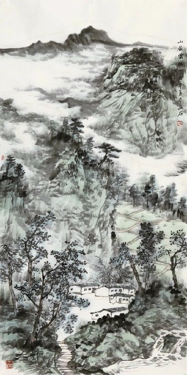 提炼·取舍·经营——著名画家吴山石山水作品欣赏