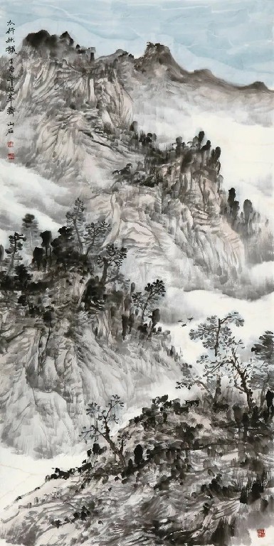 提炼·取舍·经营——著名画家吴山石山水作品欣赏