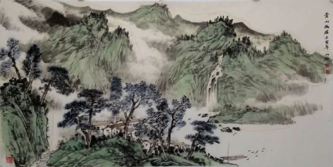 提炼·取舍·经营——著名画家吴山石山水作品欣赏