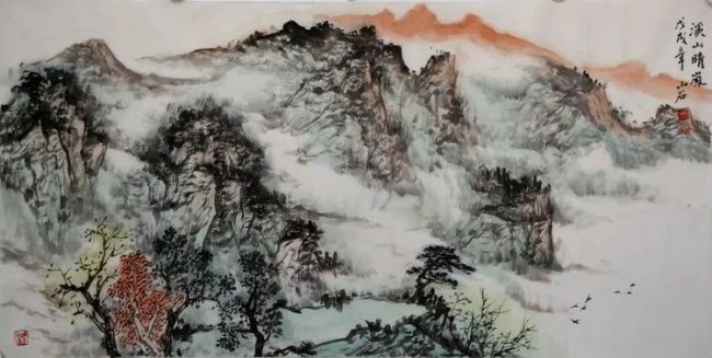 提炼·取舍·经营——著名画家吴山石山水作品欣赏