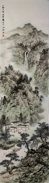 提炼·取舍·经营——著名画家吴山石山水作品欣赏