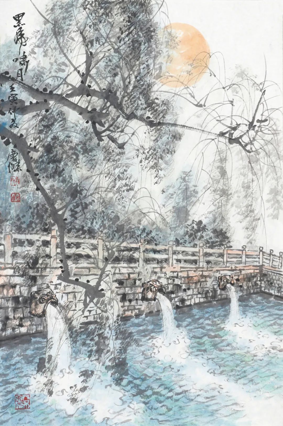 《趵突观澜》 68×45cm作品欣赏李庆杰,1967年生于济南