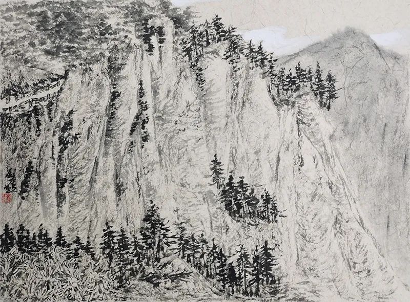提笔展卷，写尽胸中丘壑——青年画家刘奎山水画里的笔墨情怀