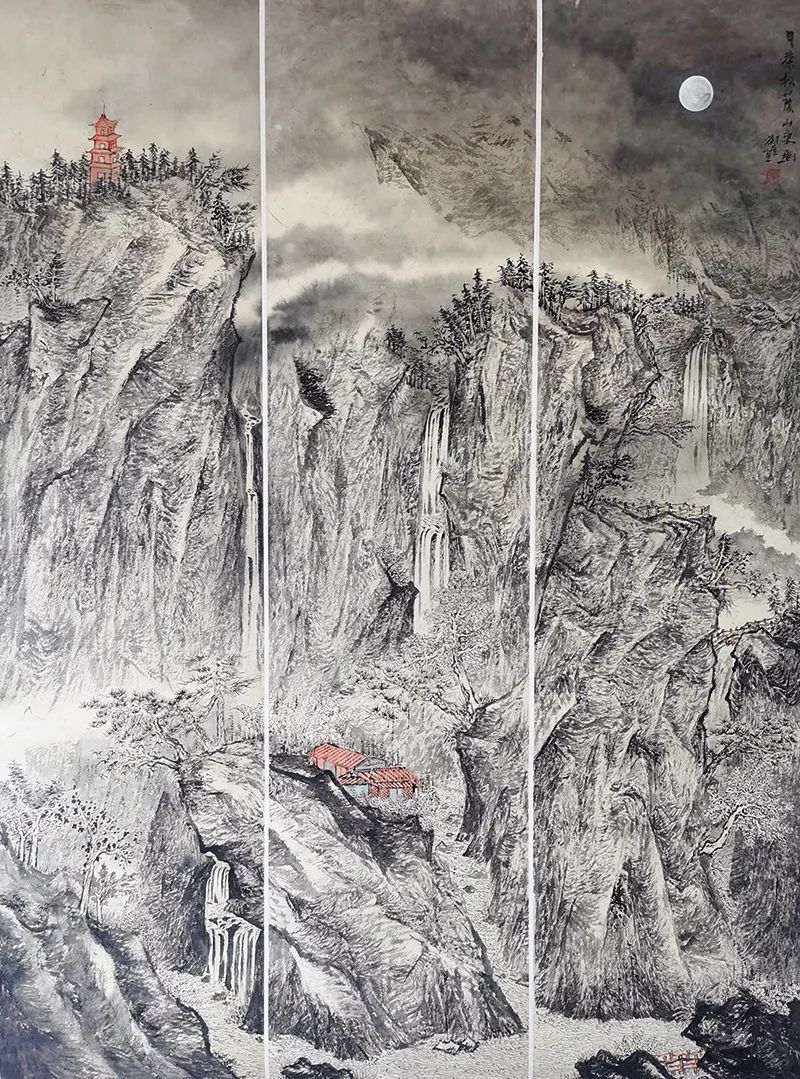 提笔展卷，写尽胸中丘壑——青年画家刘奎山水画里的笔墨情怀