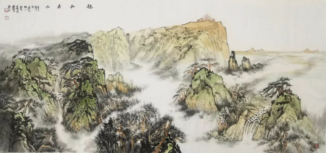 墨海华滋  雄歭天东——著名画家贾荣强山水画的“乡土之恋”