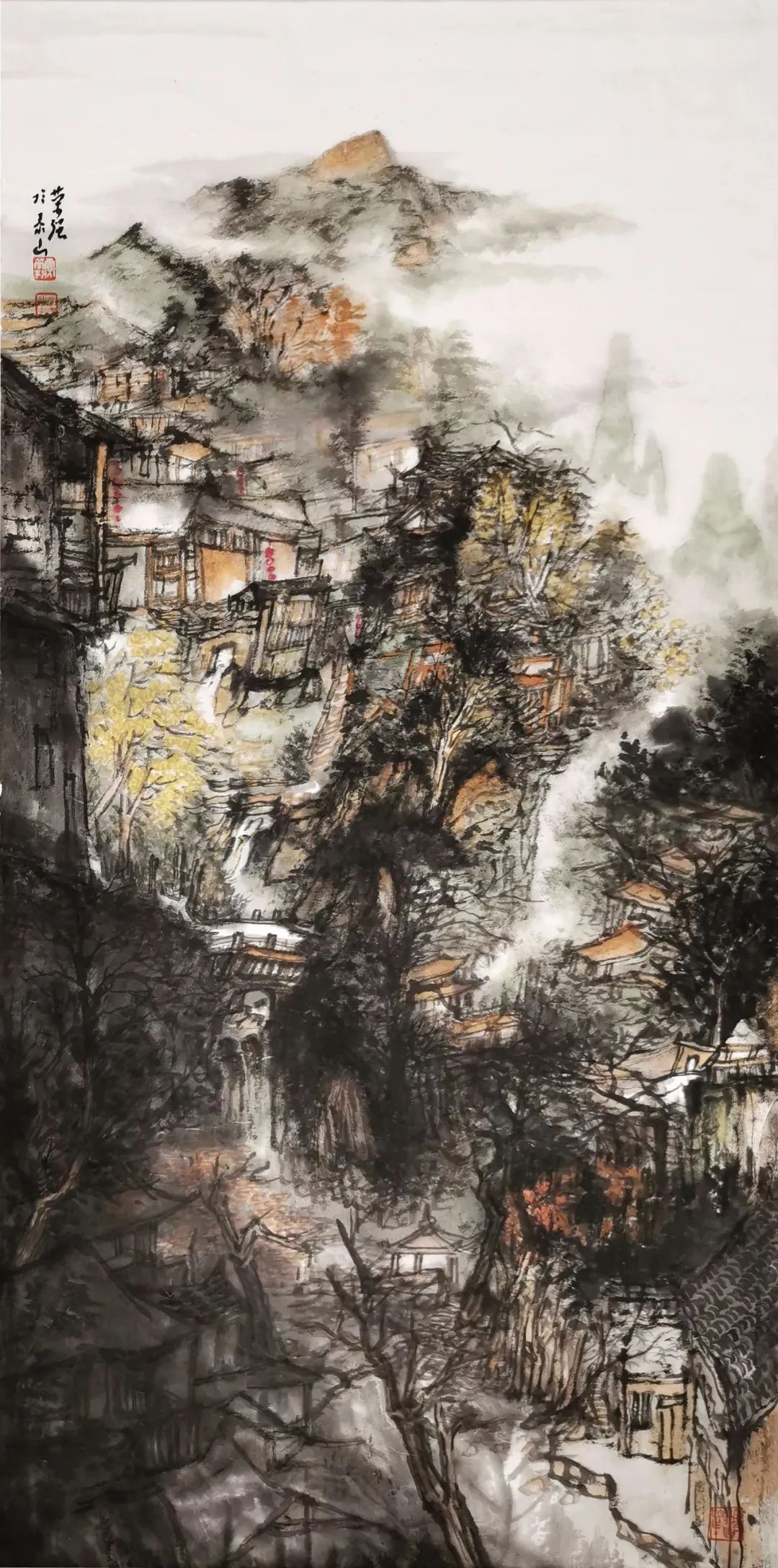 墨海华滋  雄歭天东——著名画家贾荣强山水画的“乡土之恋”