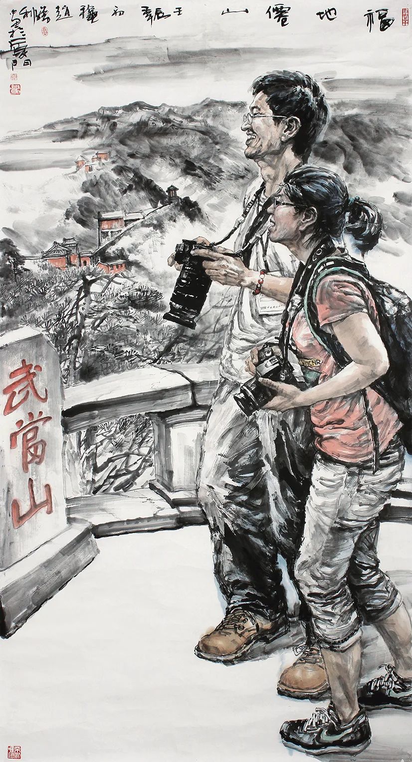 使命与梦想，责任与担当——著名画家赵胜利水墨人物画体现的“中国精神”