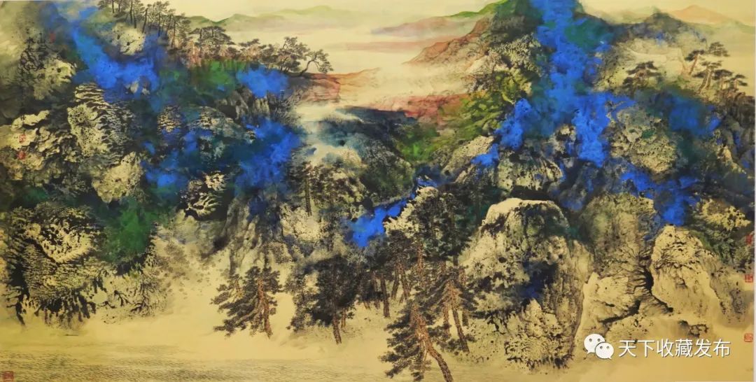 “绿水青山——王思强作品特展”亮相第十一届中国画节，《吉祥之春》成为本次展览最大尺幅作品