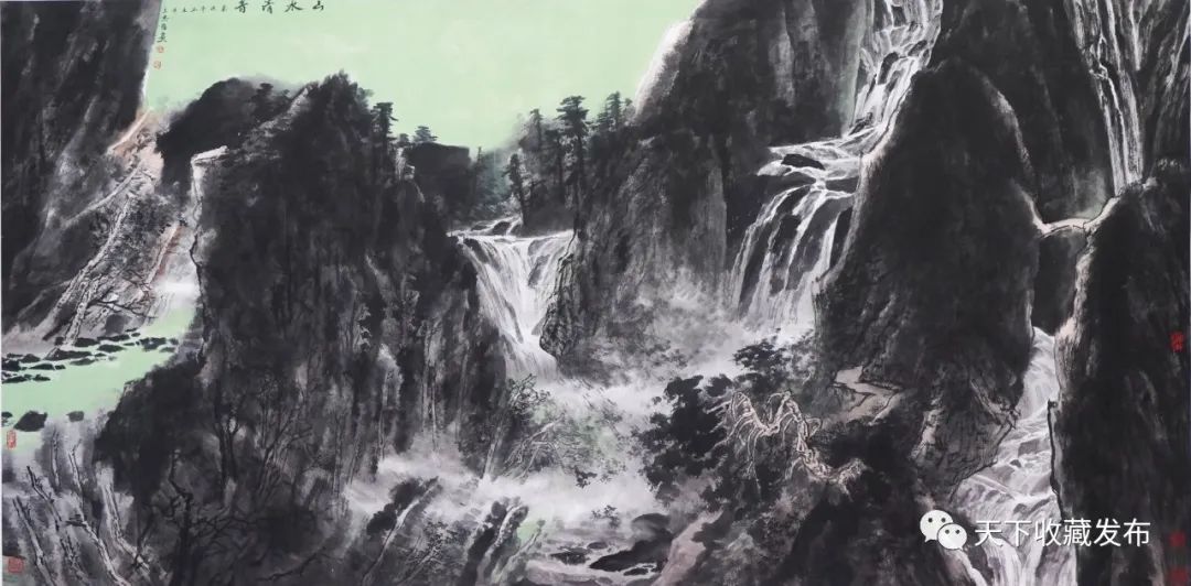 “绿水青山——王思强作品特展”亮相第十一届中国画节，《吉祥之春》成为本次展览最大尺幅作品