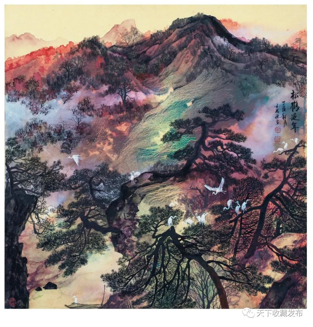 “绿水青山——王思强作品特展”亮相第十一届中国画节，《吉祥之春》成为本次展览最大尺幅作品