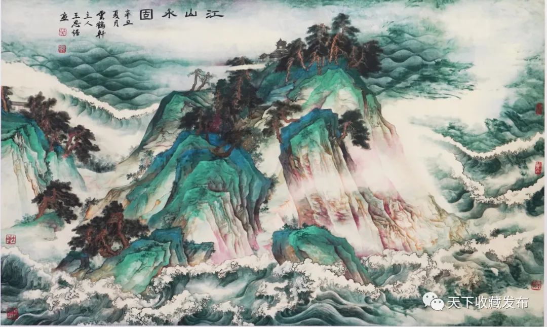 “绿水青山——王思强作品特展”亮相第十一届中国画节，《吉祥之春》成为本次展览最大尺幅作品