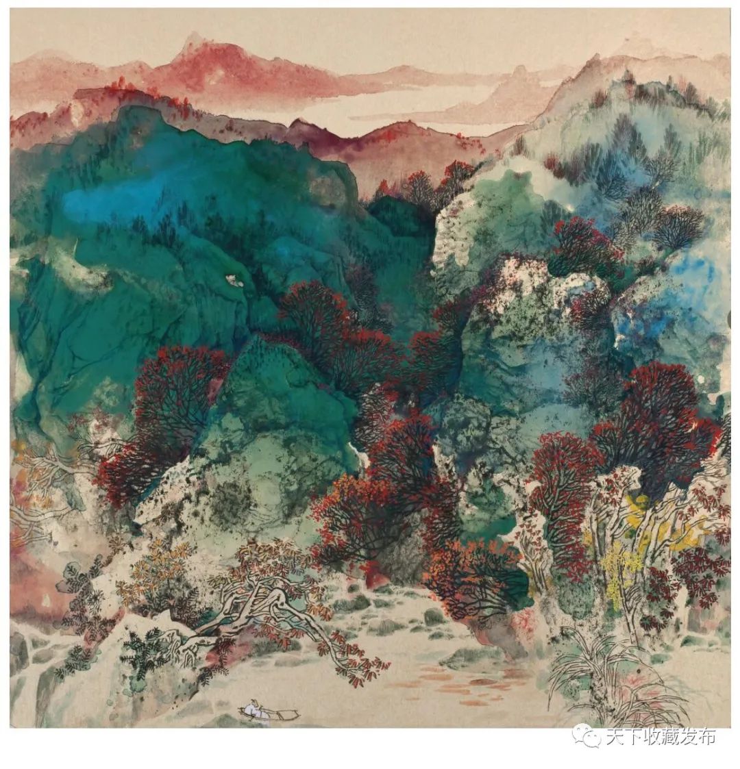 “绿水青山——王思强作品特展”亮相第十一届中国画节，《吉祥之春》成为本次展览最大尺幅作品