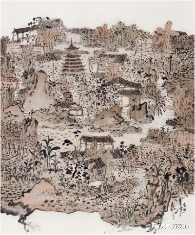 中国国家画院“山河锦绣”山水画主题展亮相第十一届中国画节