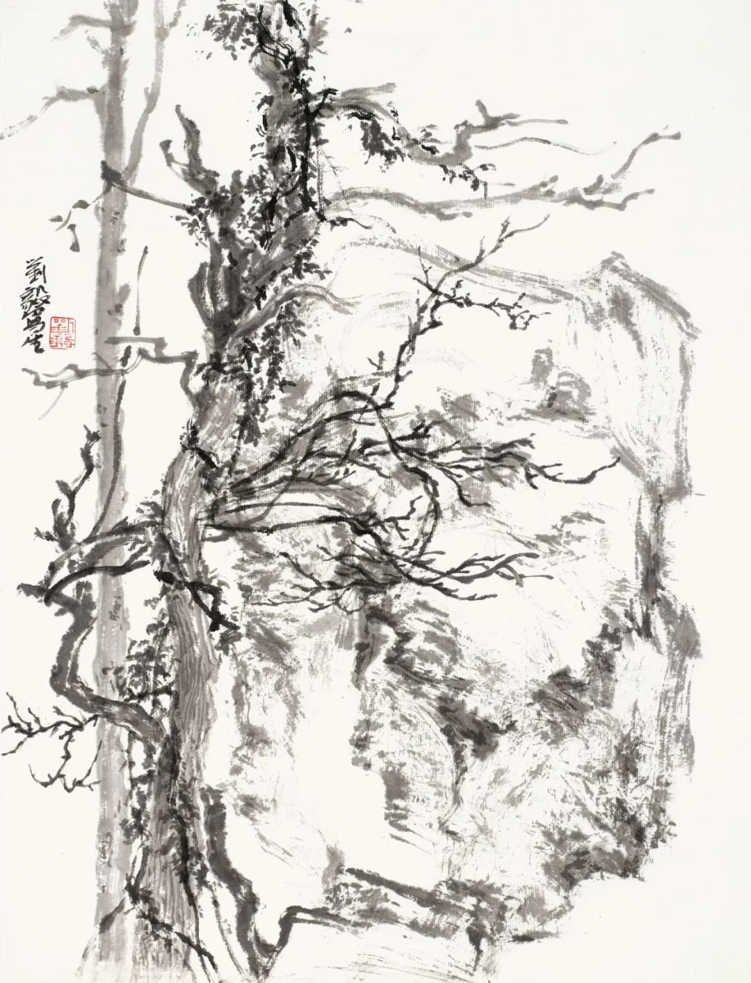 听鸟鸣风吼，历风雨阴晴，伴山石林泉——著名画家刘毅南京栖霞山写生记