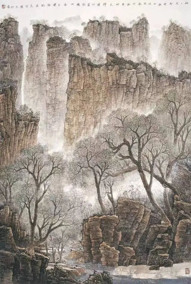 著名画家于泽海受邀参展，“林泉高致—齐鲁画坛当代山水画名家邀请展”将于10月1日开展