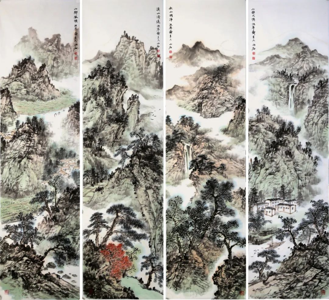 著名画家吴山石应邀参展“林泉高致—齐鲁画坛当代山水画名家邀请展”