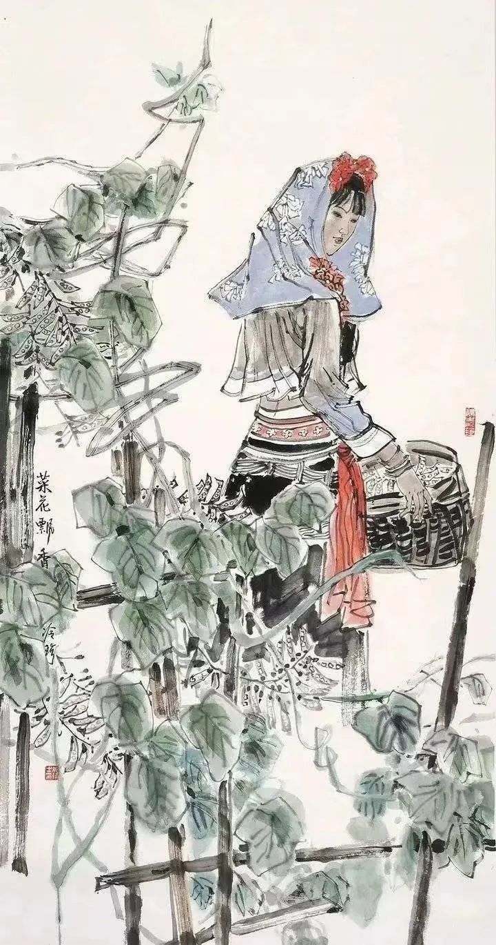 情系原乡，著名画家冷珍应邀参展“齐鲁风华——齐鲁画坛当代人物画名家邀请展”