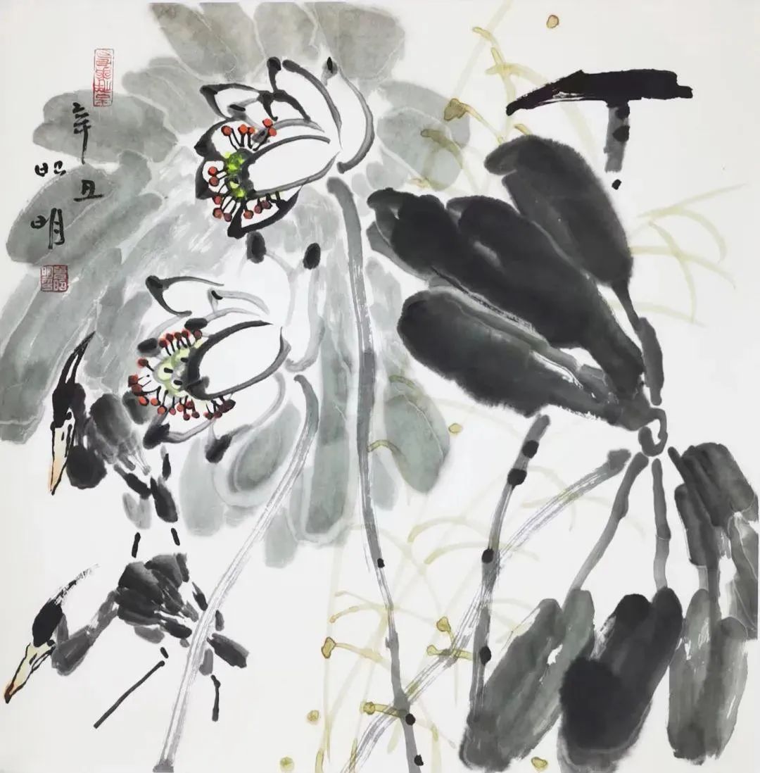 花鸟总关情，著名书画家曾昭明应邀参展“花镜澄怀—齐鲁画坛当代花鸟画名家邀请展”