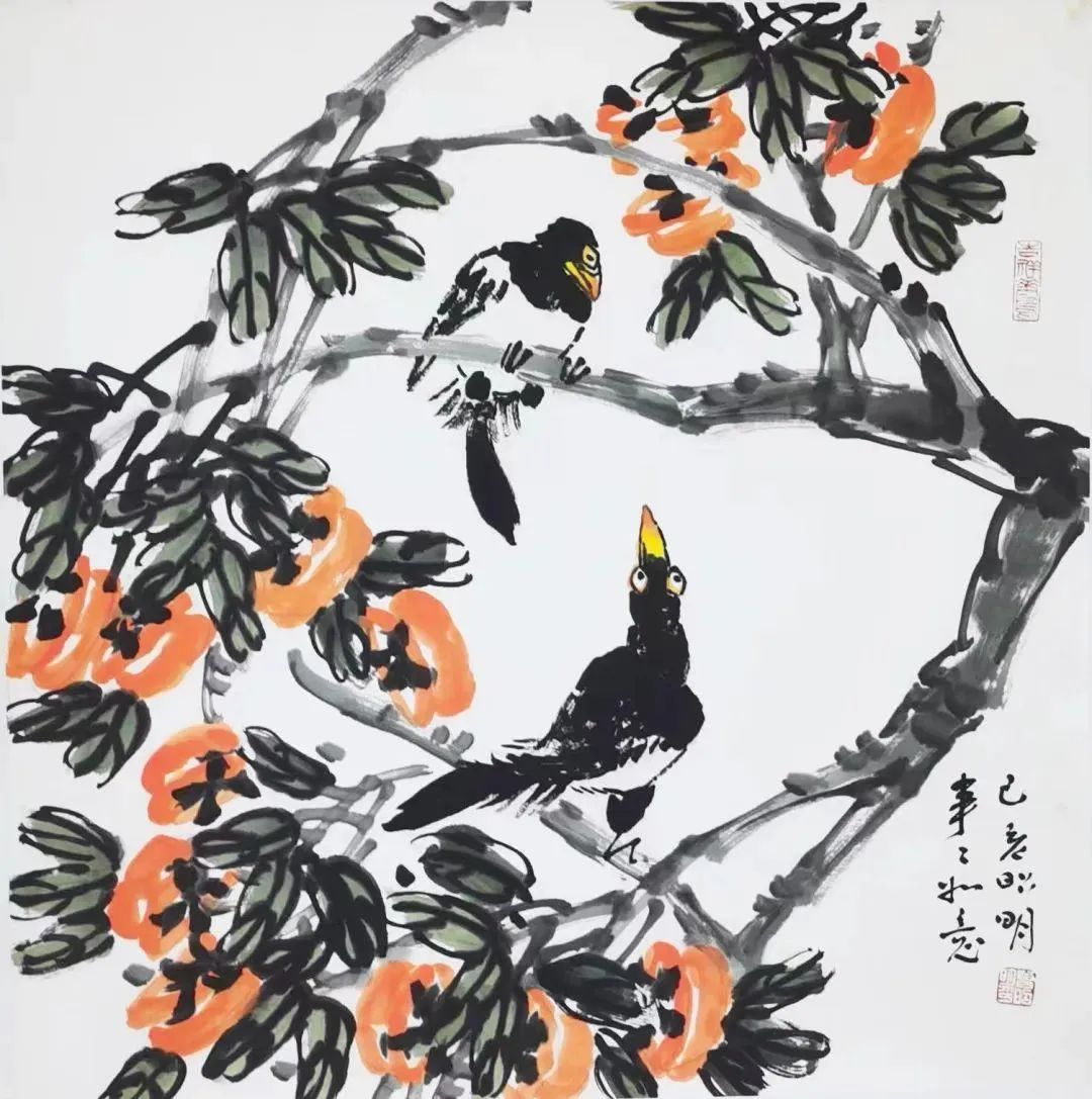 花鸟总关情，著名书画家曾昭明应邀参展“花镜澄怀—齐鲁画坛当代花鸟画名家邀请展”