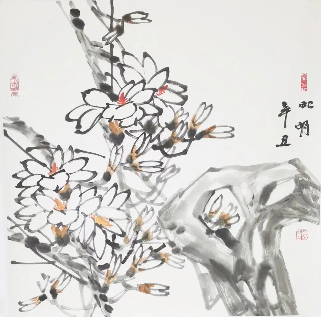 花鸟总关情，著名书画家曾昭明应邀参展“花镜澄怀—齐鲁画坛当代花鸟画名家邀请展”