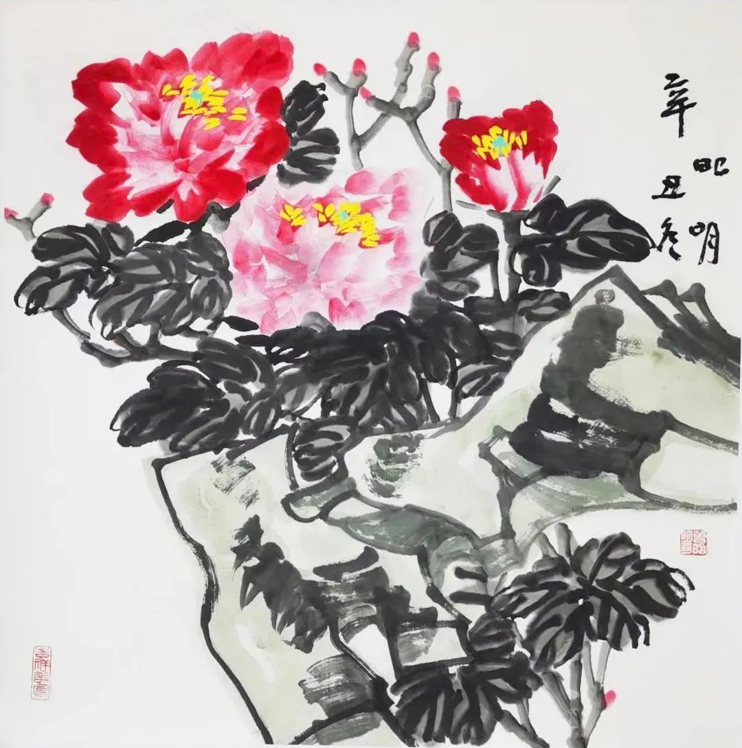 花鸟总关情，著名书画家曾昭明应邀参展“花镜澄怀—齐鲁画坛当代花鸟画名家邀请展”