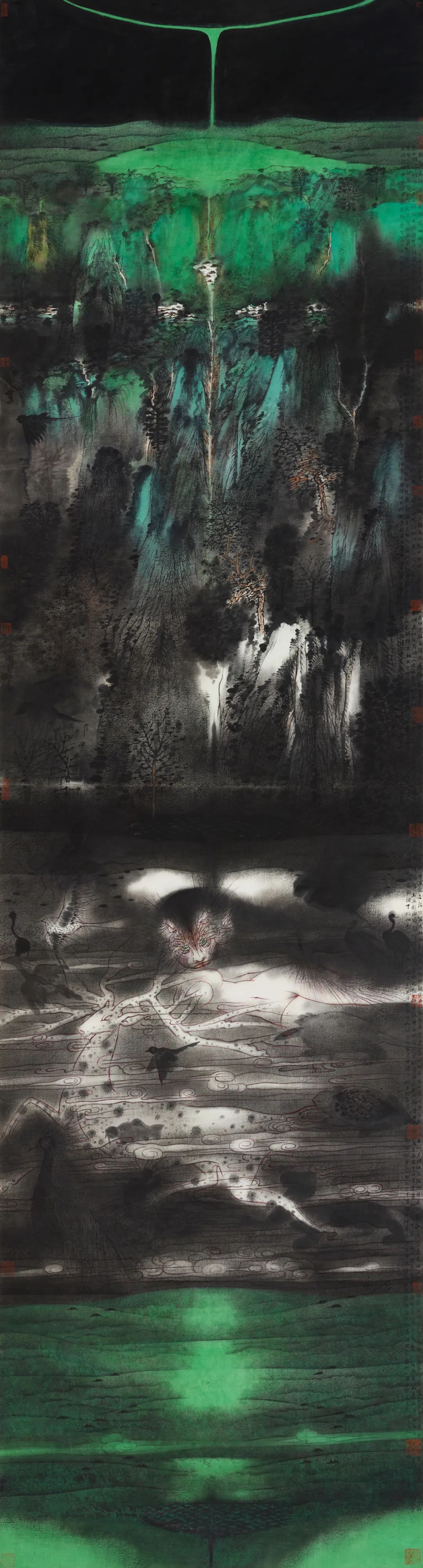 勾勒“天地人和”大美，著名画家卢禹舜168件作品汇聚中国国家画院
