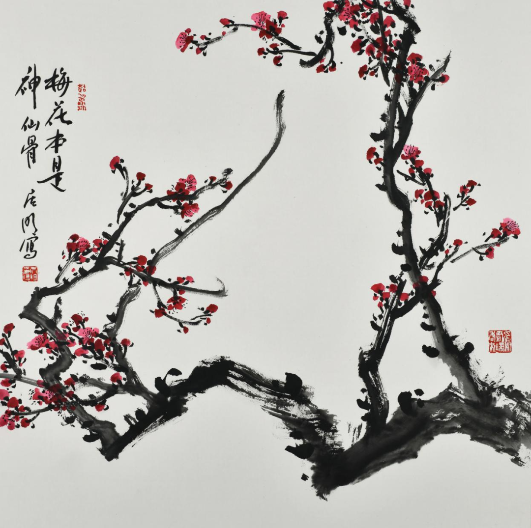 “梅花本是神仙骨”，著名画家王居明受邀参加中国书画名家邀请展