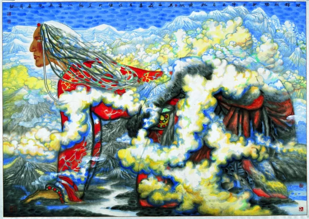 幻化的图式——著名画家纪连彬的艺术风格剖析