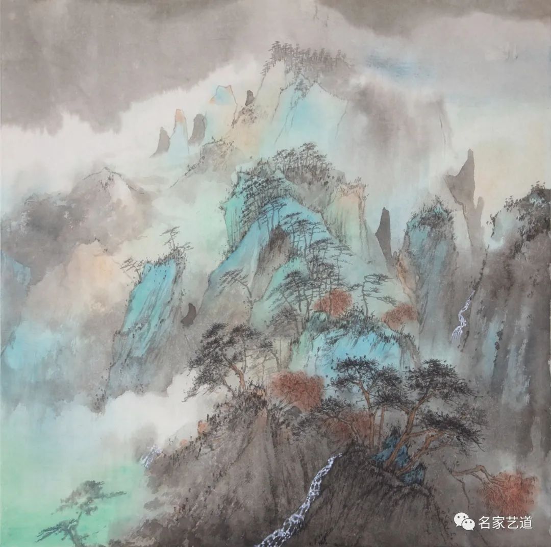 运以虚和出妍雅，与时生发立新格——著名画家高波赋予青绿山水画时代审美特点