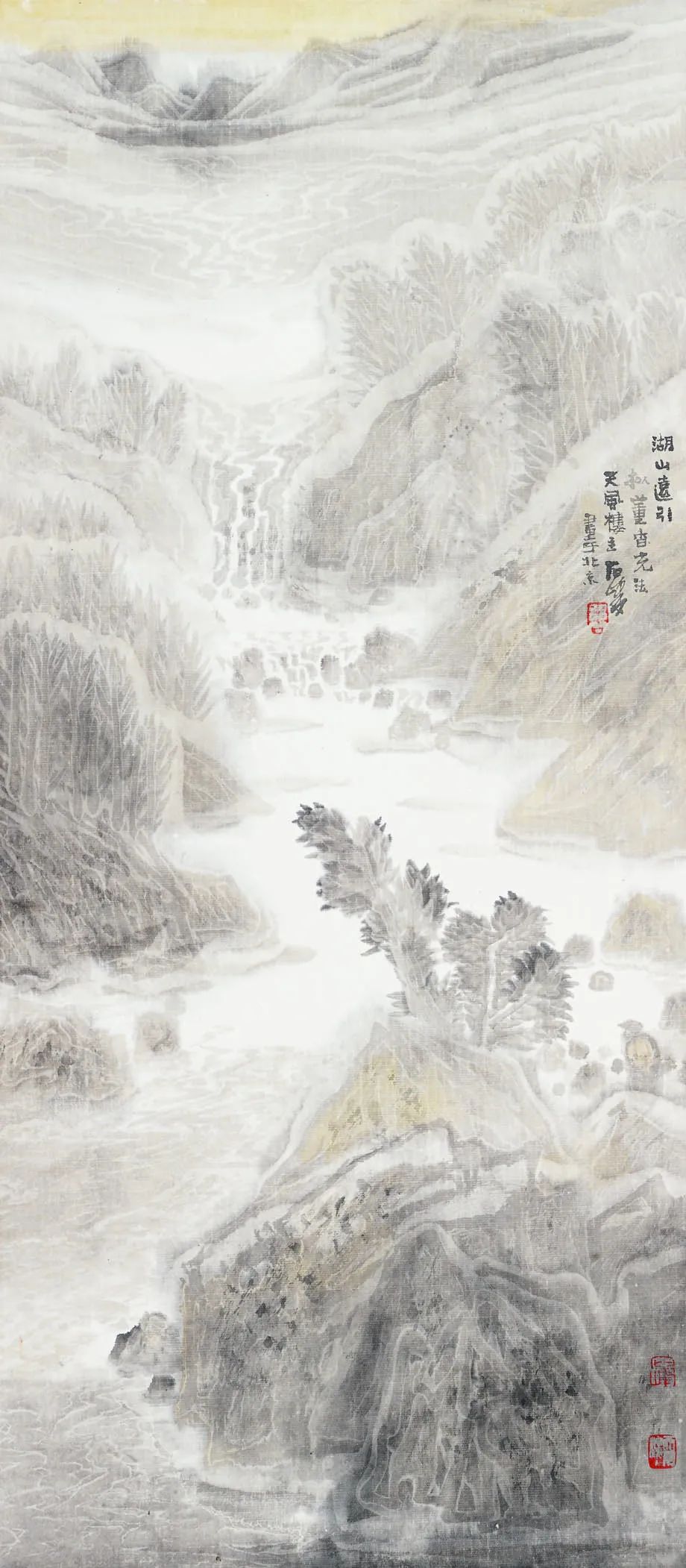 “第五届澜湾艺术节：兴会烟霞——周石峰山水画展”在青岛澜湾美术馆开展