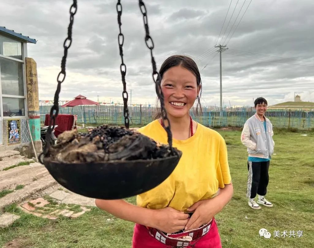 鲜活的生命  偶然的相遇——著名画家李晓林青海泽库写生记