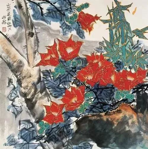 著名画家郭怡孮应邀参展中国书画名家邀请展，以“国色”献国庆