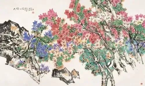 著名画家郭怡孮应邀参展中国书画名家邀请展，以“国色”献国庆