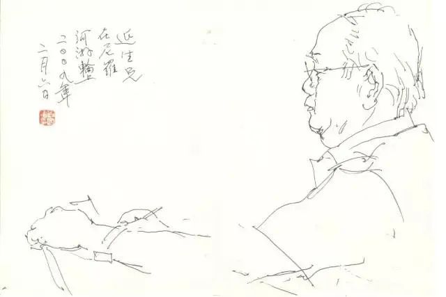 线条的艺术，简洁的表达——著名画家刘国辉速写作品欣赏
