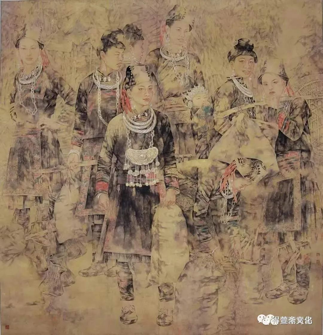 “大美艺雕——当代中国写意人物画名家学术邀请展”在天津画院现代美术馆盛大开幕