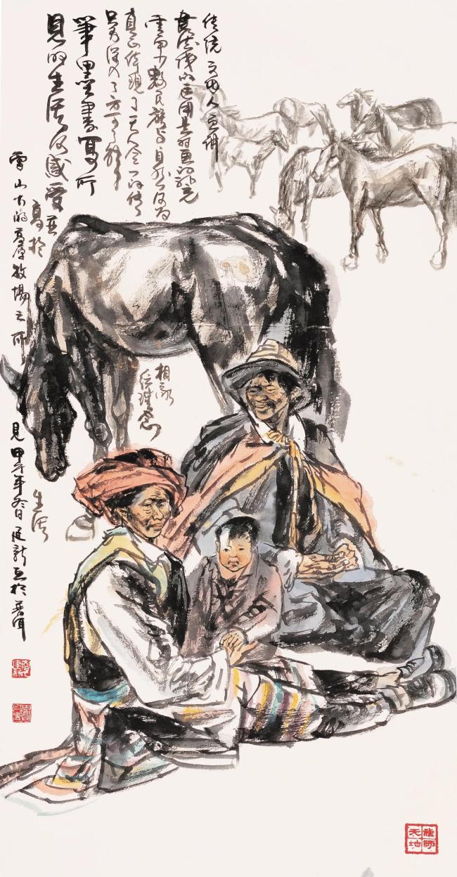 丹青描绘山乡巨变——著名画家舒建新笔下的独龙江风情