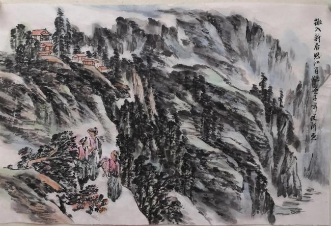 丹青描绘山乡巨变——著名画家舒建新笔下的独龙江风情