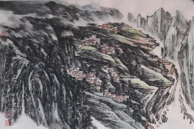 丹青描绘山乡巨变——著名画家舒建新笔下的独龙江风情