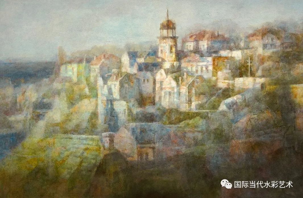 朦胧之大美——著名画家曲宝来参展“青岛市美协水彩画艺委会学术顾问委员作品网络展”