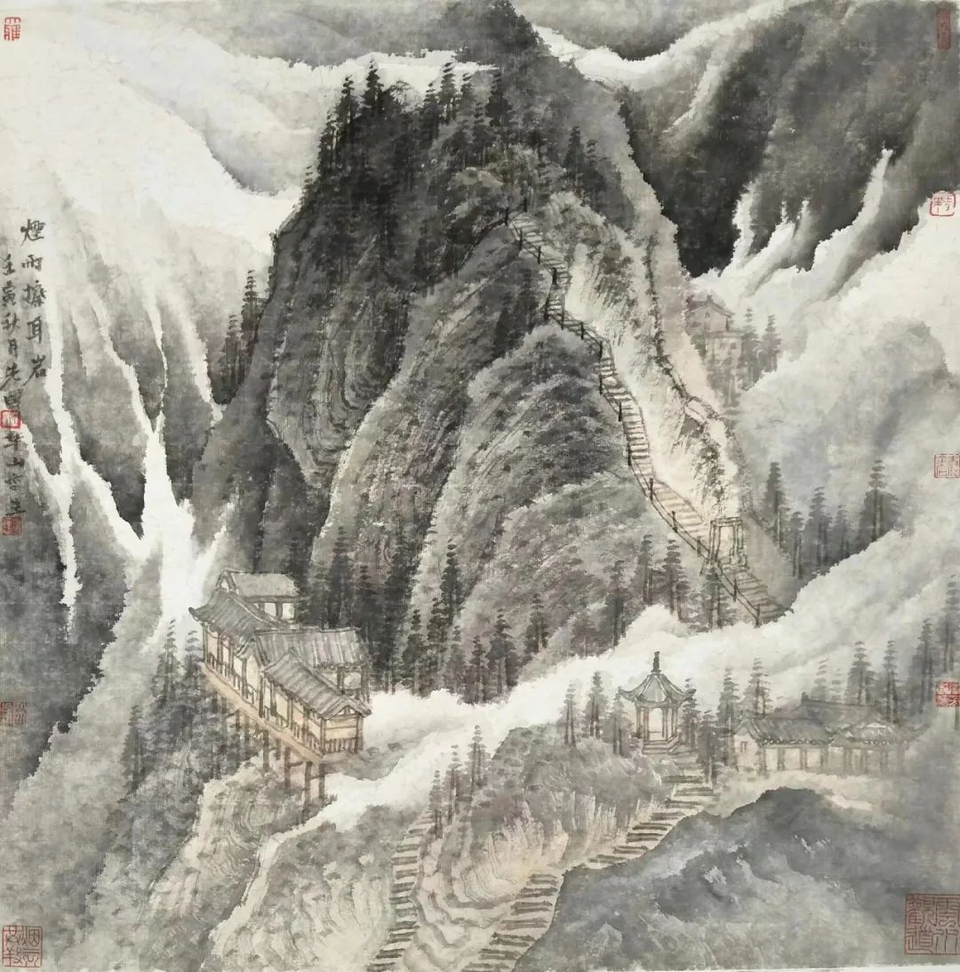 揽胜集翠——著名画家曾先国写生华山奇景