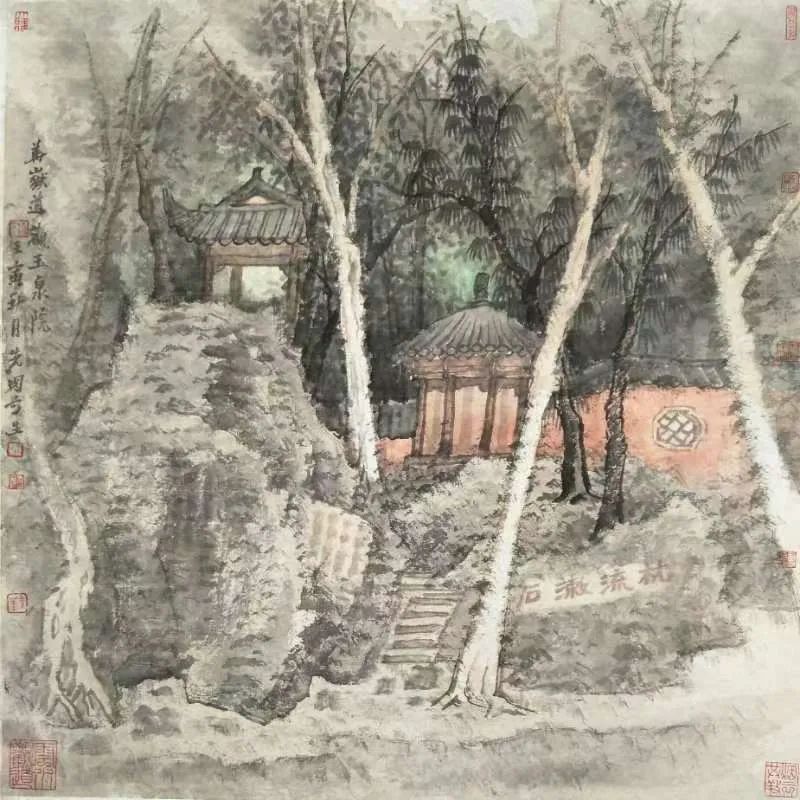 揽胜集翠——著名画家曾先国写生华山奇景