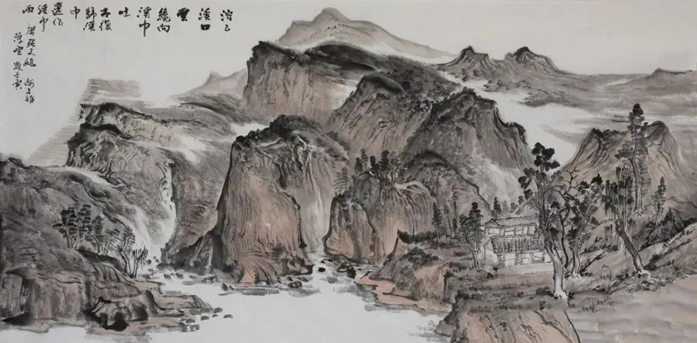 苍茫写万里江山，著名画家何占福受邀参展“水墨之界—中国当代书画名家学术邀请展”