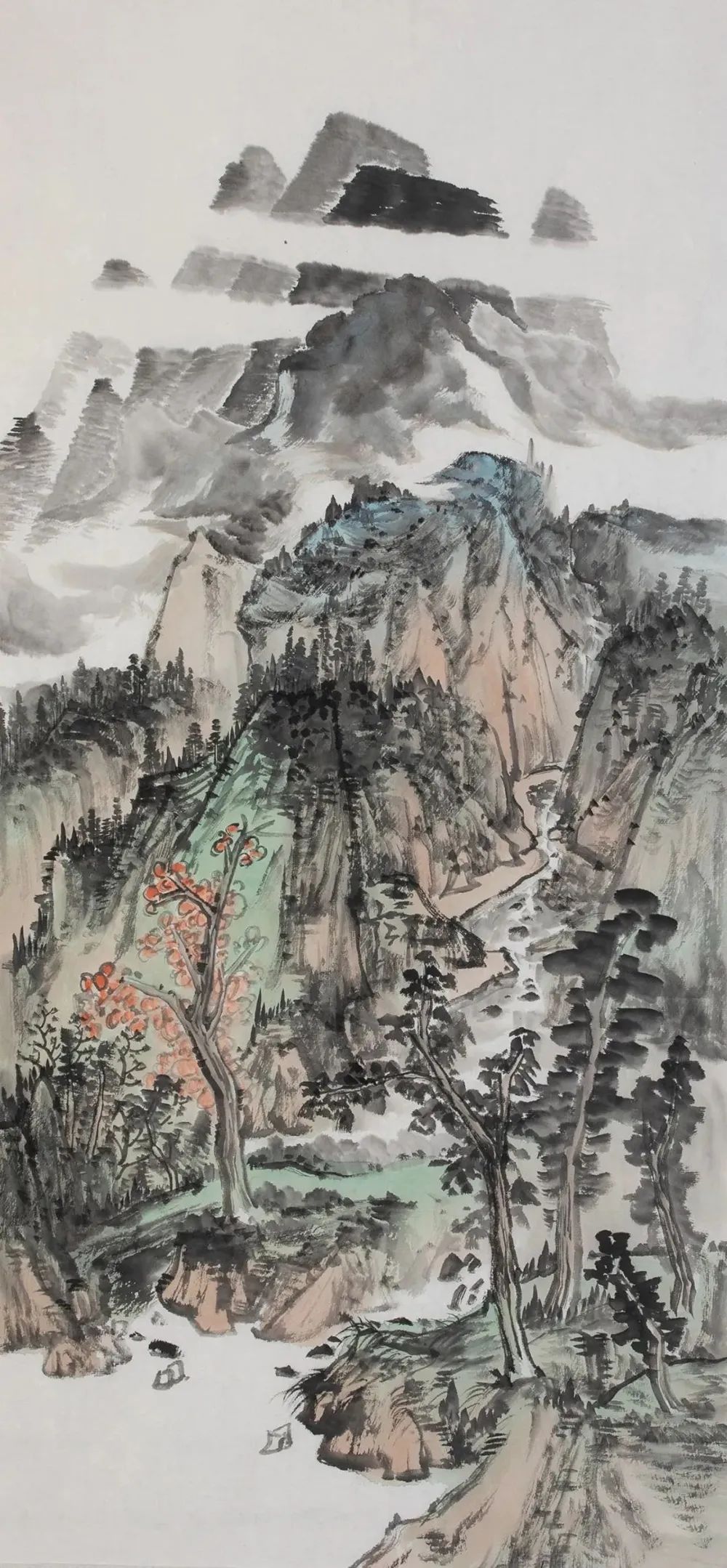 苍茫写万里江山，著名画家何占福受邀参展“水墨之界—中国当代书画名家学术邀请展”