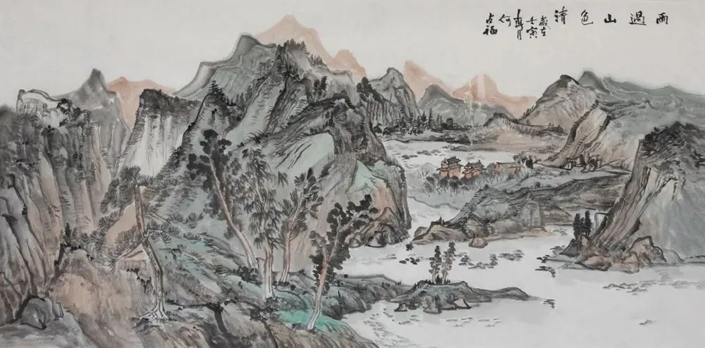 苍茫写万里江山，著名画家何占福受邀参展“水墨之界—中国当代书画名家学术邀请展”