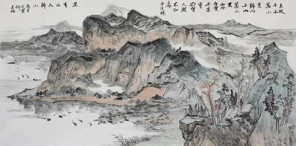 苍茫写万里江山，著名画家何占福受邀参展“水墨之界—中国当代书画名家学术邀请展”