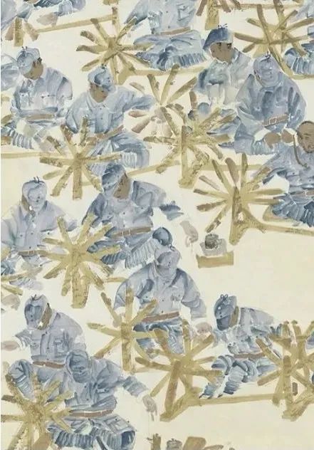 丰衣足食谋发展，著名画家李学明携《丰衣大合奏》参展“奋进新征程 共绘新时代——山东画院喜迎二十大美术作品网络展” 