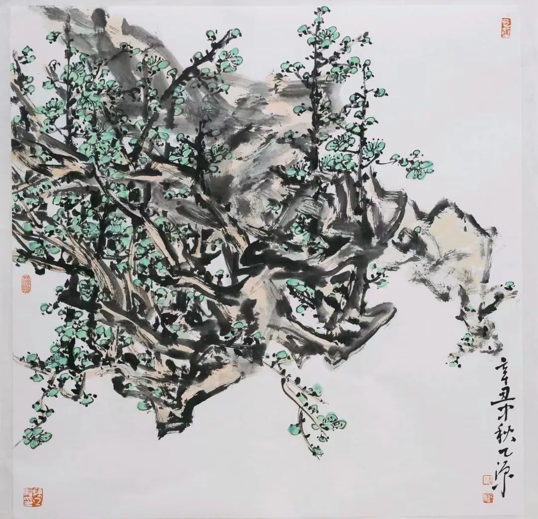 绿萼妖娆更似春，著名画家陈乙源应邀参展“丹青颂中华——全国书画名家邀请展”